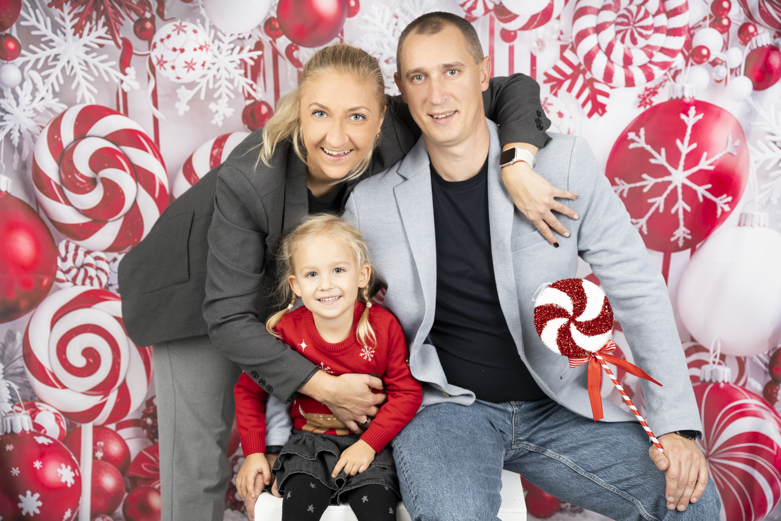 Sesja świąteczna z psem 2024